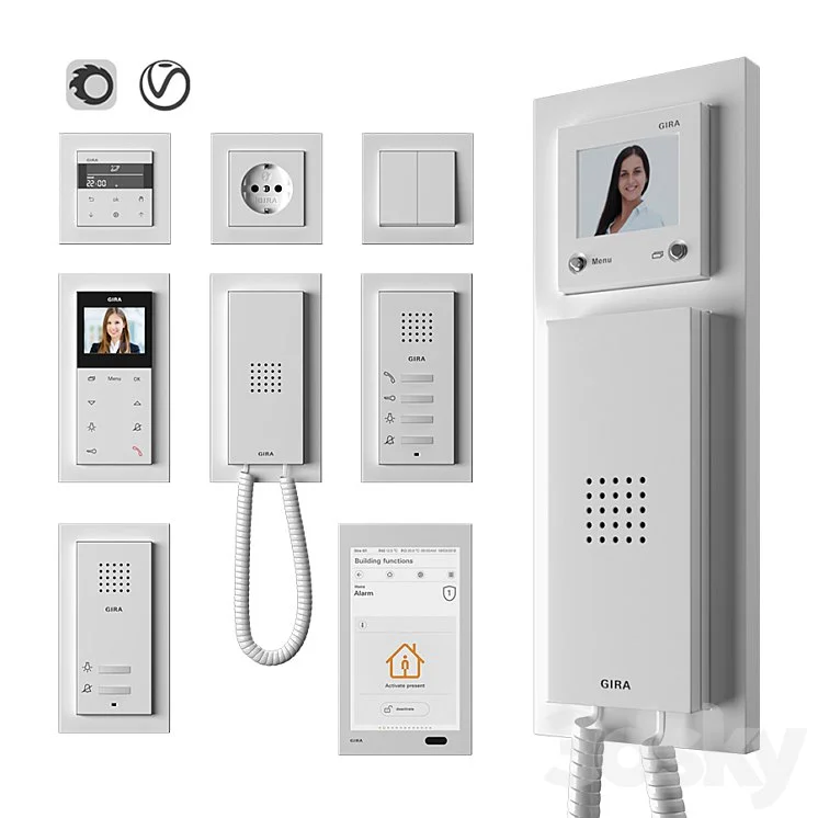 Gira door communication system
